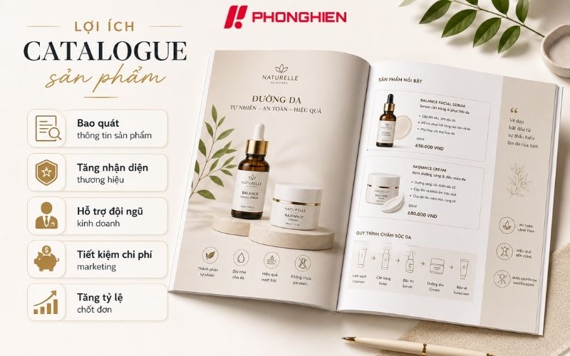 Những lợi ích Catalogue sản phẩm đối với doanh nghiệp