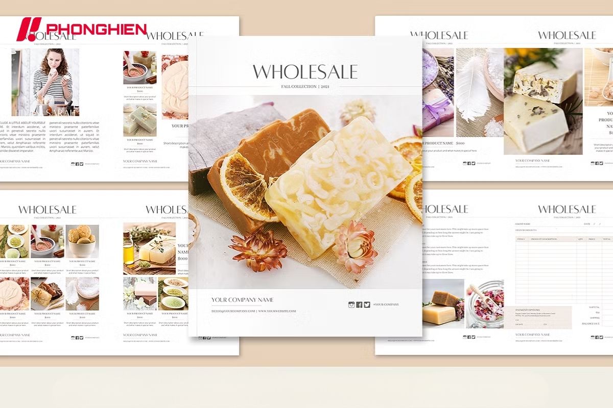 Mẫu Catalogue sản phẩm thủ công – quà tặng