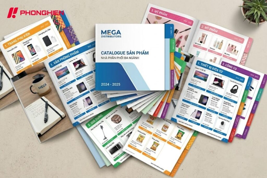 Mẫu Catalogue sản phẩm đa ngành cho doanh nghiệp phân phối