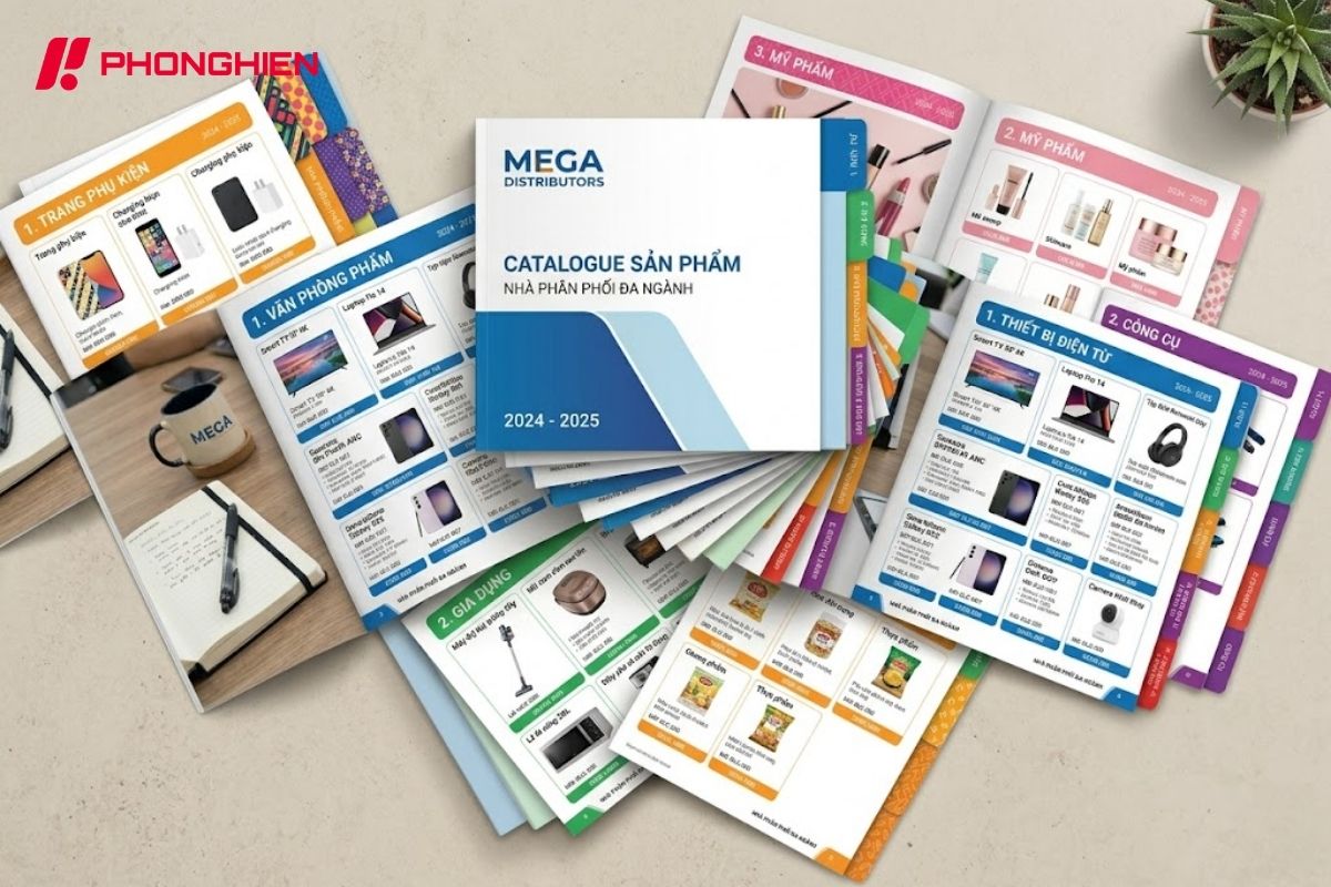 Mẫu Catalogue sản phẩm đa ngành cho doanh nghiệp phân phối