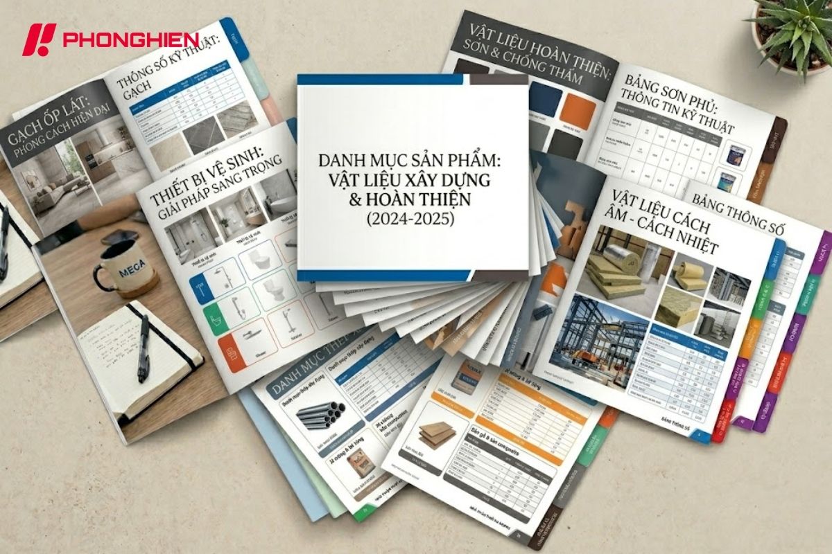 Mẫu Catalogue sản phẩm xây dựng – vật liệu