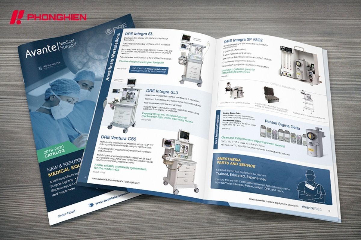 Mẫu Catalogue sản phẩm chăm sóc sức khỏe – thiết bị y tế