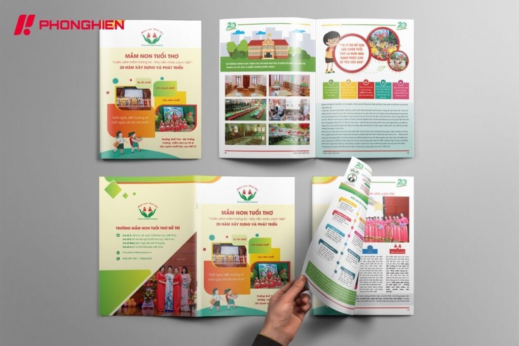 Mẫu Catalogue sản phẩm giáo dục – trung tâm đào tạo