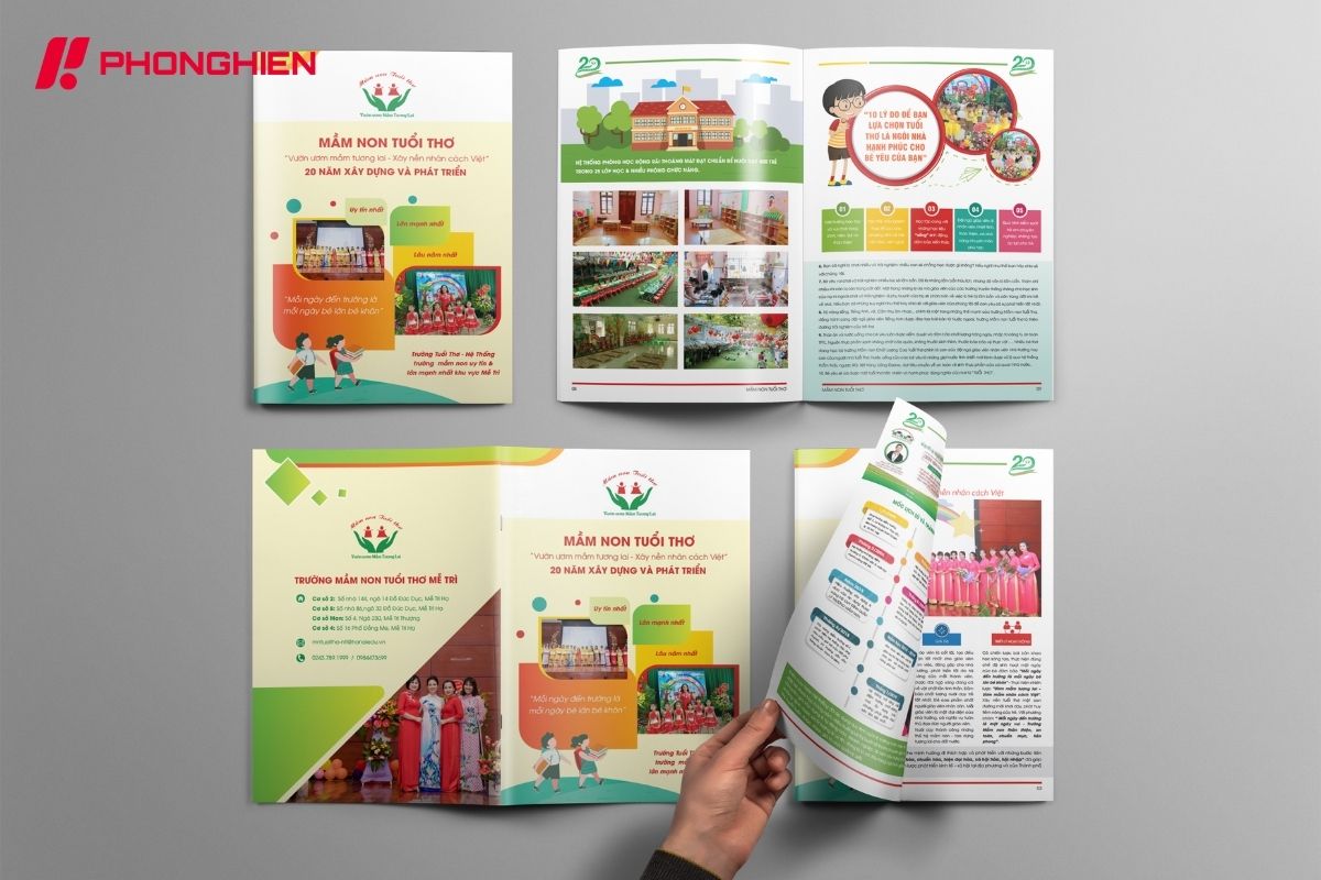 Mẫu Catalogue sản phẩm giáo dục – trung tâm đào tạo