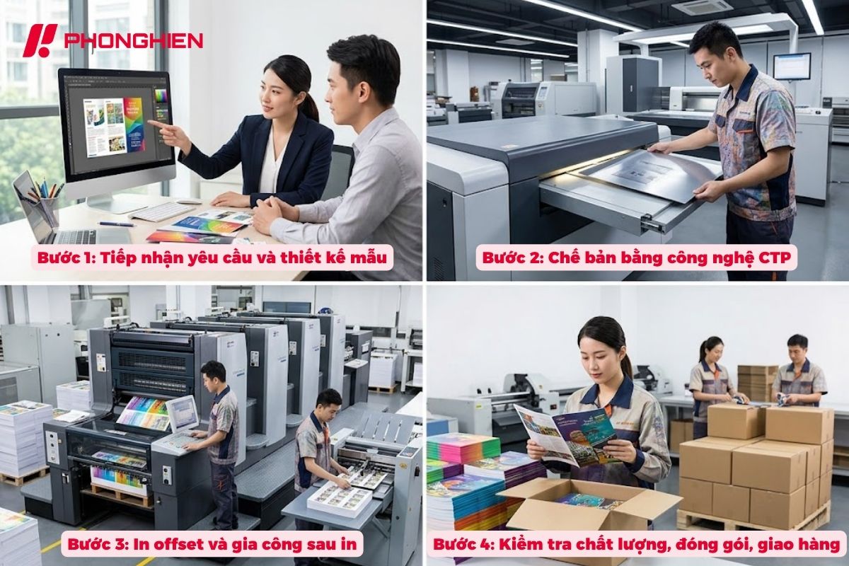 quy trình in offset