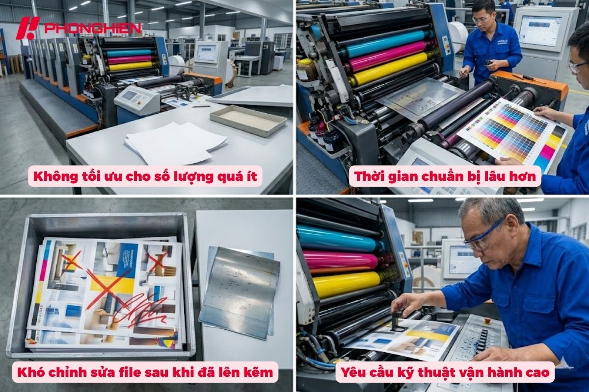 nhược điểm in offset