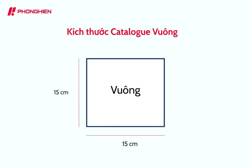 kích thước Catalogue vuông