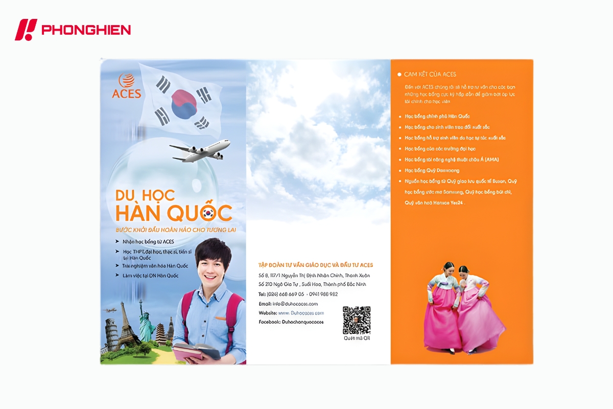 tờ rơi du học tuyển sinh