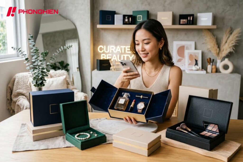 Hộp cứng nâng tầm giá trị sản phẩm và hỗ trợ marketing