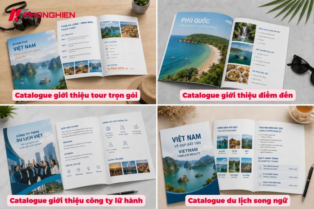 các mẫu catalogue du lịch