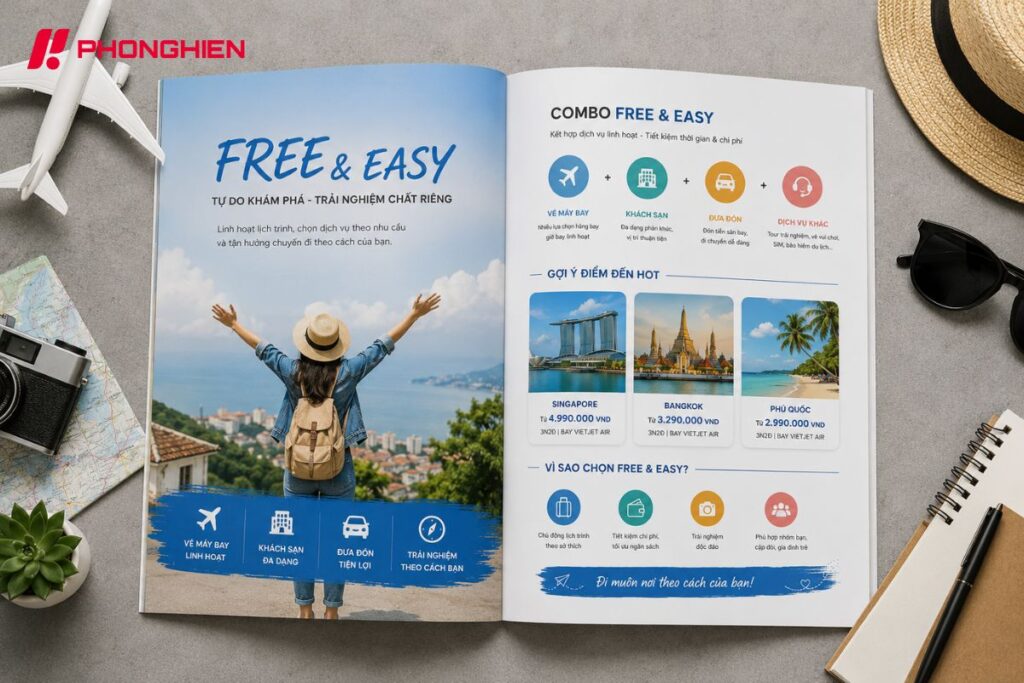 Catalogue du lịch Free & Easy