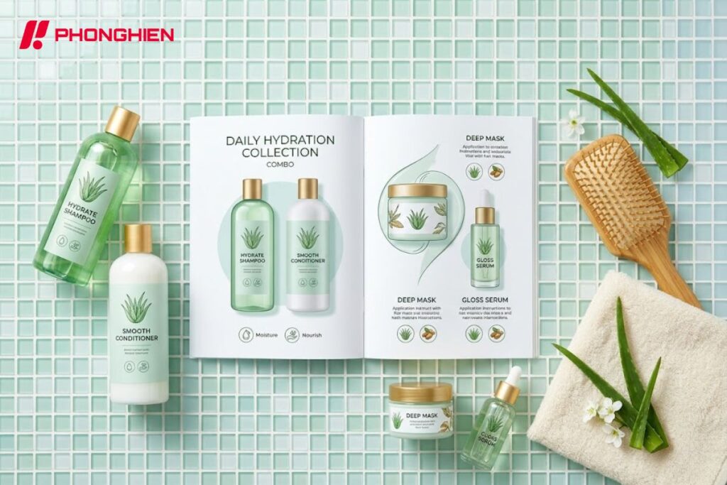 Catalogue mỹ phẩm chăm sóc tóc salon