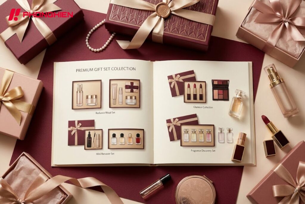 Catalogue set quà tặng mỹ phẩm cao cấp