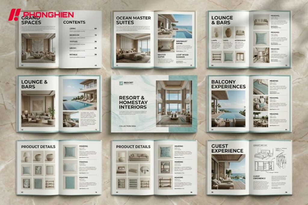 Catalogue nội thất homestay, khách sạn, resort 