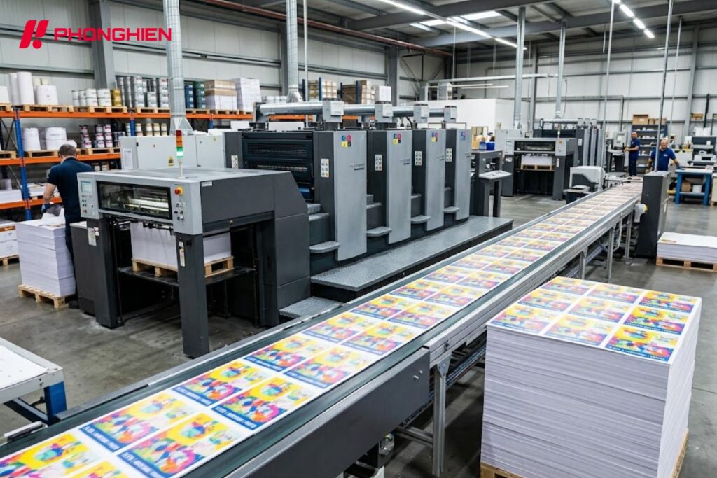 In offset phù hợp số lượng lớn, tiết kiệm chi phí