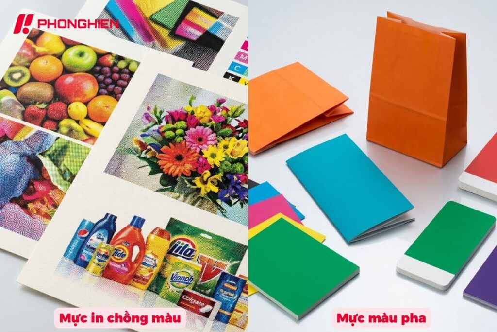 phân loại mực in offset theo hệ màu