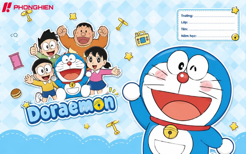 Giấy bao tập Doraemon