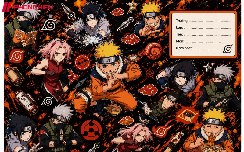 Giấy bao tập Naruto