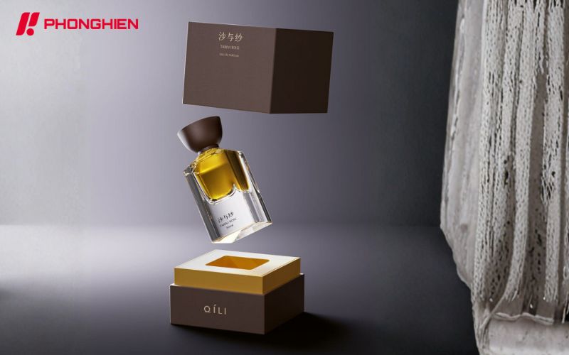 Mẫu hộp giấy âm dương đựng nước hoa