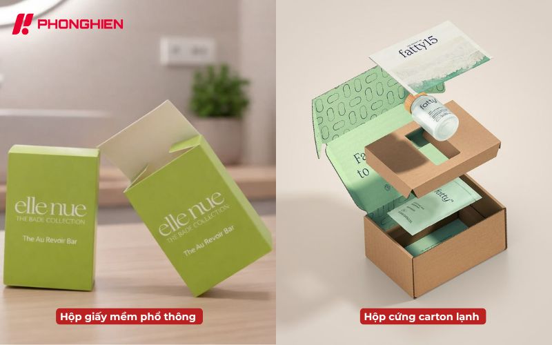 Các loại in hộp giấy phổ biến