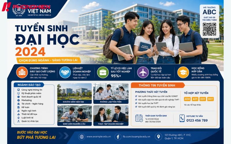 Poster tuyển sinh đại học