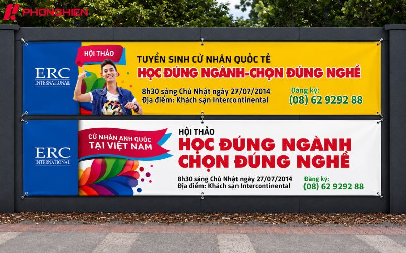 Băng rôn truyền tải thông điệp ngắn gọn, nổi bật và dễ quan sát