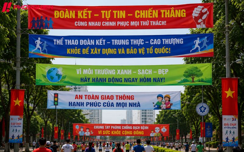 Băng rôn quảng cáo giúp thu hút khách hàng hiệu quả