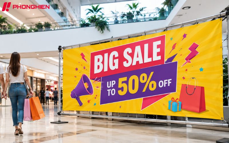 Banner giúp quảng bá thương hiệu và truyền tải thông điệp hiệu quả