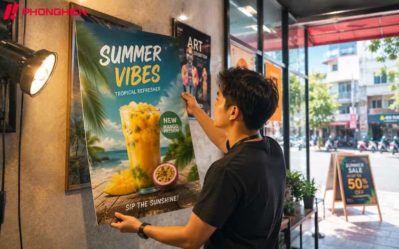Chọn đúng giấy in giúp poster bền đẹp và tối ưu chi phí