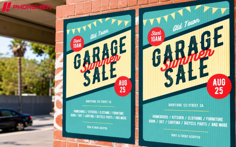 Poster kết hợp hình ảnh và chữ để truyền tải thông điệp hiệu quả