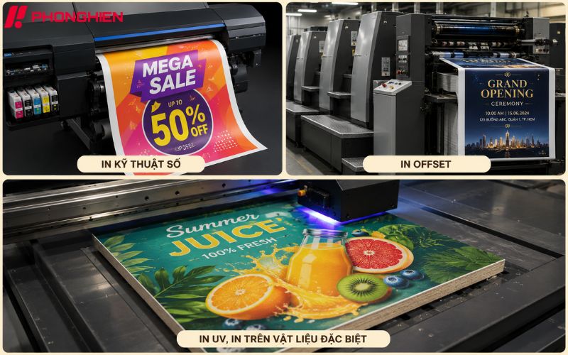 Các công nghệ in ấn Poster hiện đại