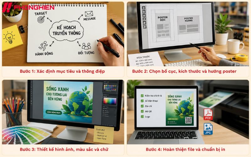 Các bước thiết kế Poster đẹp và hiệu quả