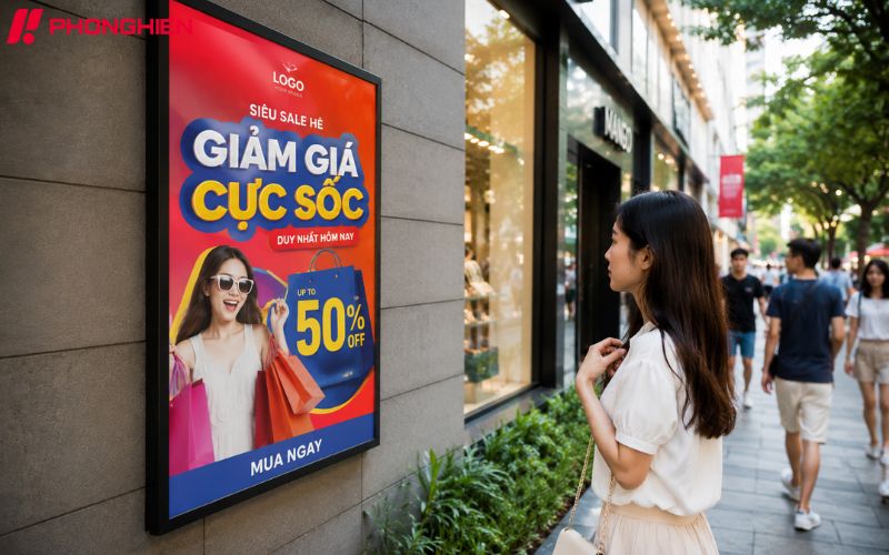 Poster nổi bật sẽ thu hút ánh nhìn ngay từ những giây đầu tiên