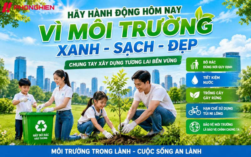 Poster tuyên truyền lan tỏa thông điệp cộng đồng dễ hiểu, dễ nhớ