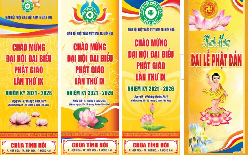 Ý nghĩa của việc treo băng rôn lễ Phật đản