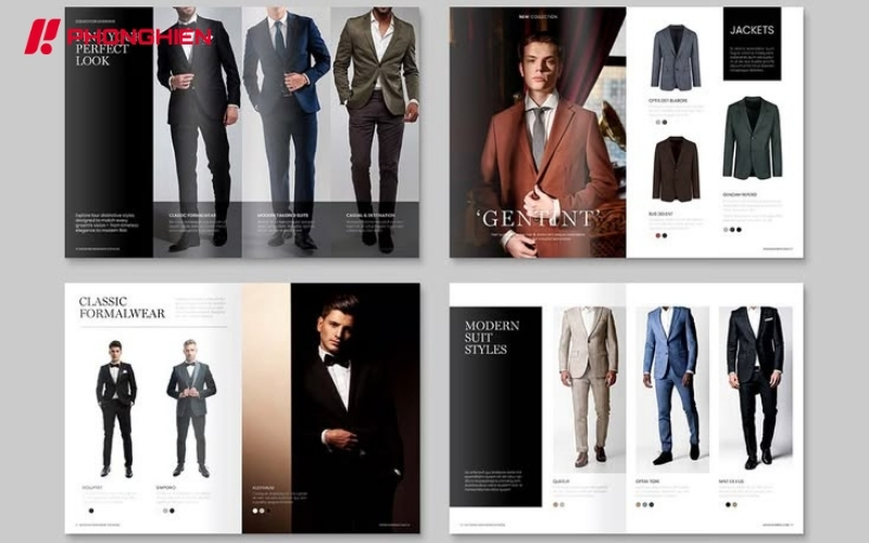 Catalogue thời trang nam cao cấp, sang trọng