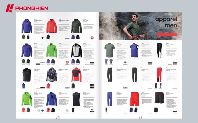 Mẫu Catalogue thời trang thể thao, thoải mái dành cho nam