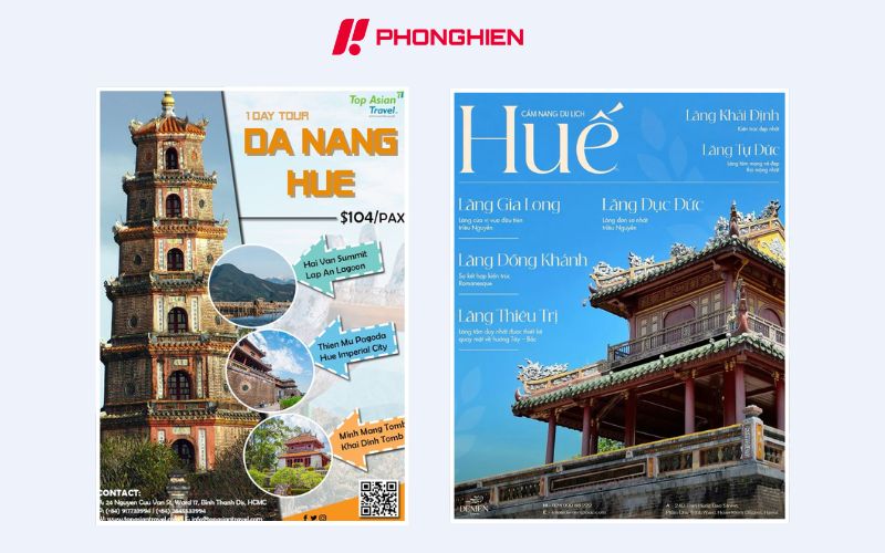 Poster du lịch Huế độc đáo, sâu sắc