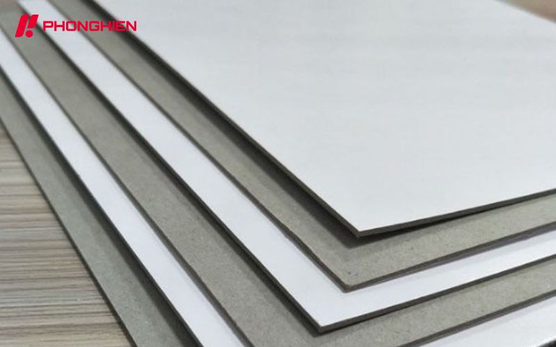 Giấy Duplex C2S 2 mặt trắng xám