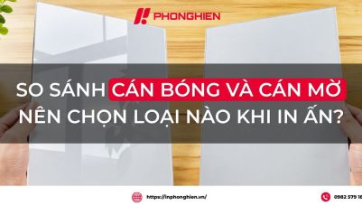 cán bóng và cán mờ